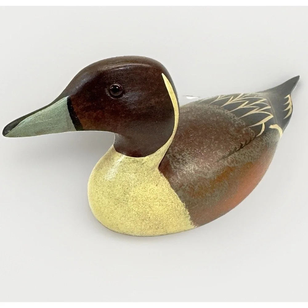Vtg 1985-1986 Ducks Unlimited Decoy Limited Edition Signed TJ Hooker #837